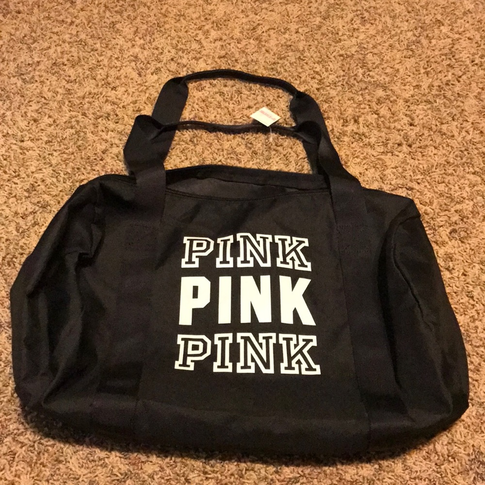 PINK VS small black duffle bag